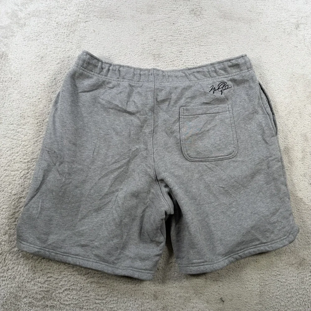 Nike Air Jordan Shorts Men XL Grey Fleece Jumpman Drawstring Sweat Gym Essential